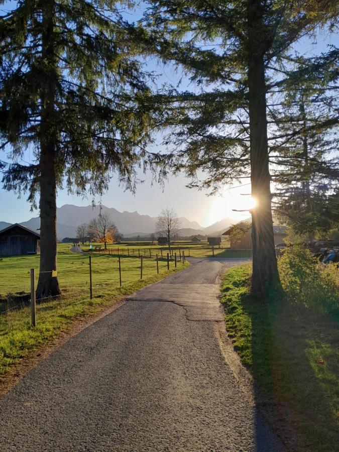 Gaestehaus Zunterer Wallgau Dış mekan fotoğraf